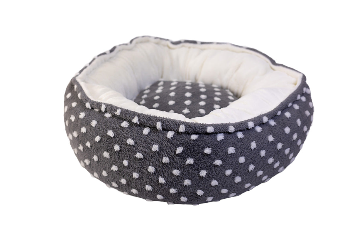 Plush Cat or Dog Pet Bed with Washable Insert Plush Cat or Dog Pet Bed with Washable Insert