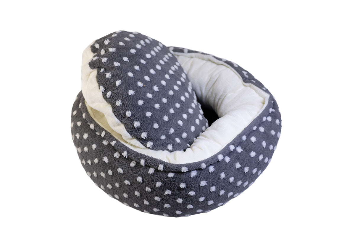 Plush Cat or Dog Pet Bed with Washable Insert Plush Cat or Dog Pet Bed with Washable Insert