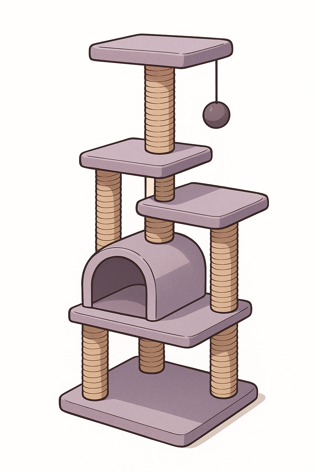 Cat Trees and Scratch Posts