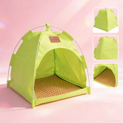 Pawfect Essentials™ Outdoor Pet Tent Portable Shade M (Green)