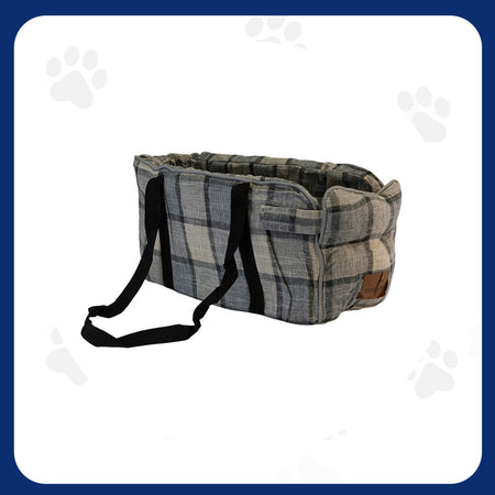 Pawfect Essentials™ Plaid Small Dog/Cat Carrier Bag Portable Lounger