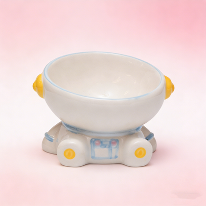 Pawfect Essentials™ AstroBites Bowl – Space-Themed Pet Feeder for Stellar Mealtimes (Blue)