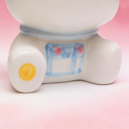 Pawfect Essentials™ AstroBites Bowl – Space-Themed Pet Feeder for Stellar Mealtimes (Blue)