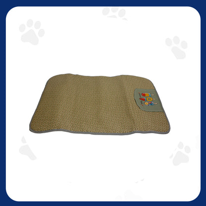 Pawfect Essentials™ Gray Woven Pattern Pet Bed Dog Cat (L)