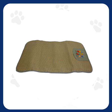 Pawfect Essentials™ Gray Woven Pattern Pet Cooling Mat Cat Dog (M)