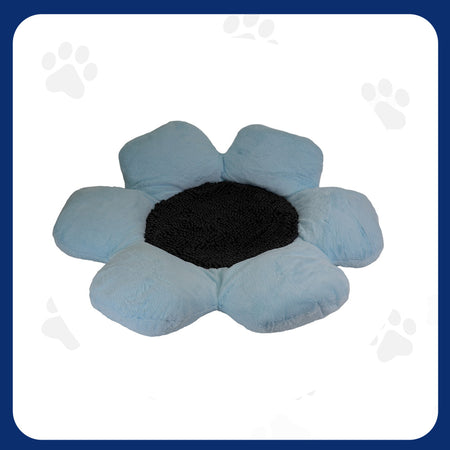 Pawfect Essentials™ Flower Cushion Lounge Mat (Yellow / Blue)