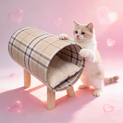 Pawfect Essentials™ MeowLounge – Soft Climbing Bed for Cats