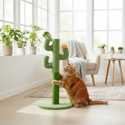 Pawfect Essentials™ Cactus Cat Scratching Post Sissal Rope (L)