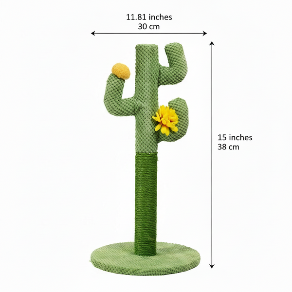 Pawfect Essentials™ Cactus Cat Scratching Post Sissal Rope (M)