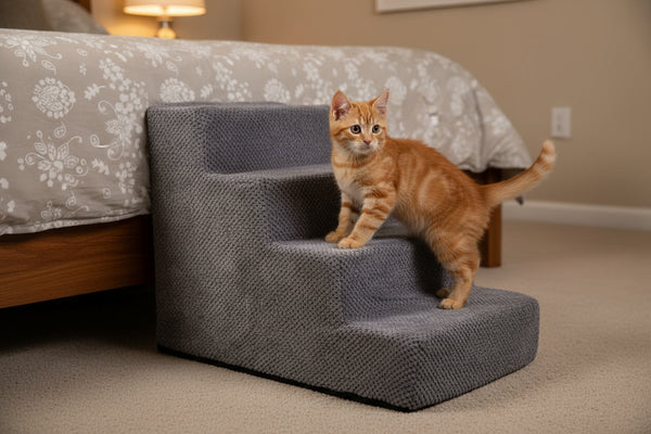 Pawfect Essentials™ Plush Pet Steps with Washable Cover