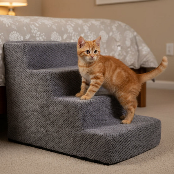 Pawfect Essentials™ Plush Pet Steps with Washable Cover