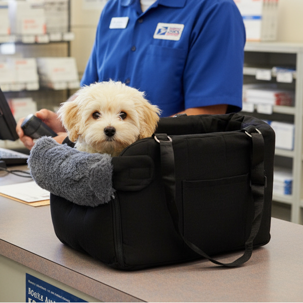 Pawfect Essentials™ Fleece Lined Pet Carrier Shoulder Bag