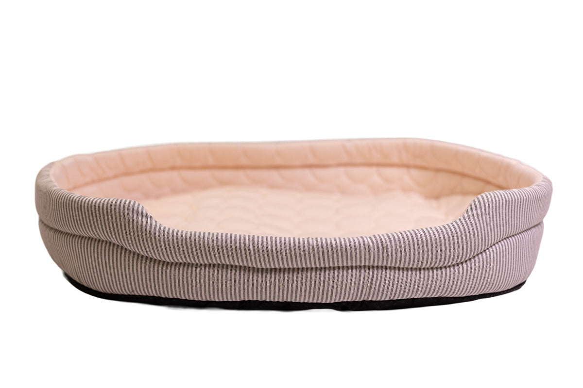 Pawfect Essentials™ Light Pink & Gray Cat/Small Dog Bed (M)