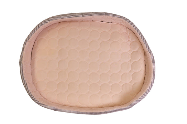 Pawfect Essentials™ Light Pink & Gray Cat/Small Dog Bed (L)