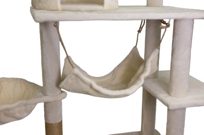 Pawfect Essentials™ Light Beige Plush Cat Tree