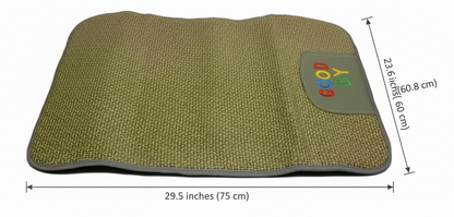 Pawfect Essentials™ Gray Woven Pattern Pet Bed Dog Cat (L)