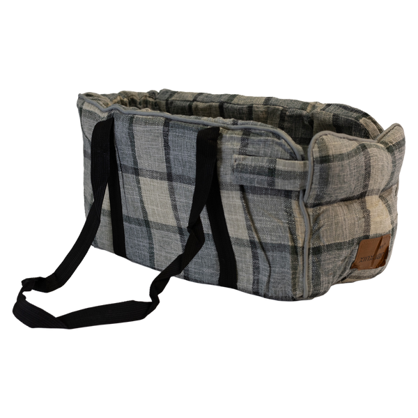 Pawfect Essentials™ Plaid Small Dog/Cat Carrier Bag Portable Lounger