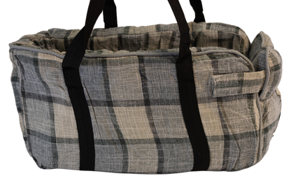 Pawfect Essentials™ Plaid Small Dog/Cat Carrier Bag Portable Lounger