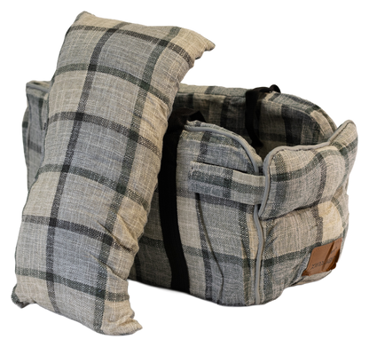 Pawfect Essentials™ Plaid Small Dog/Cat Carrier Bag Portable Lounger