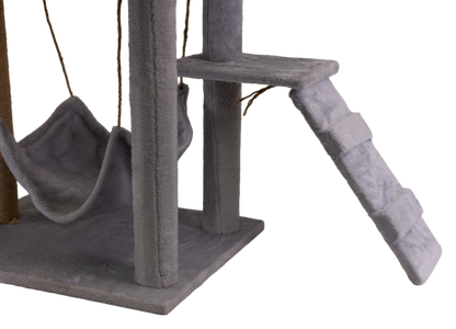 Pawfect Essentials™ Beige/Light Gray Plush Cat Tree