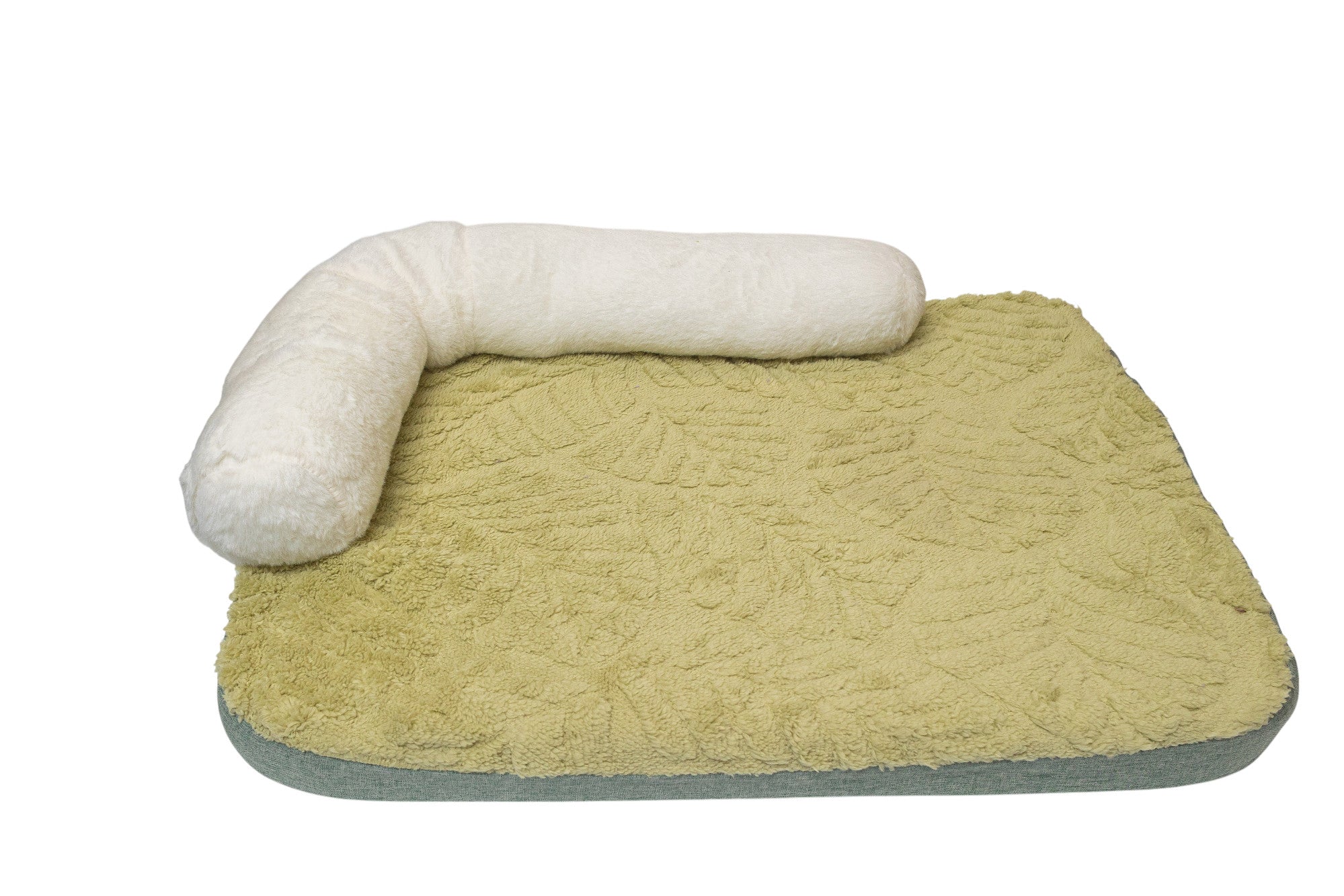 Pawfect Essentials™ Cozy Plush Green Pet Bed (XL)