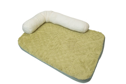 Pawfect Essentials™ Cozy Plush Green Pet Bed (XL)