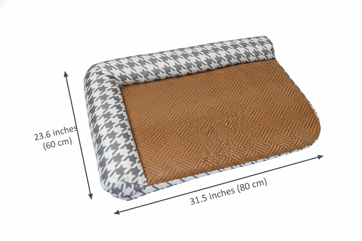 Pawfect Essentials™ Medium Pet Cooling Mat (Gray) Houndstooth