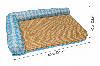 Pawfect Essentials™ Medium Pet Cooling Mat (Blue) Houndstooth