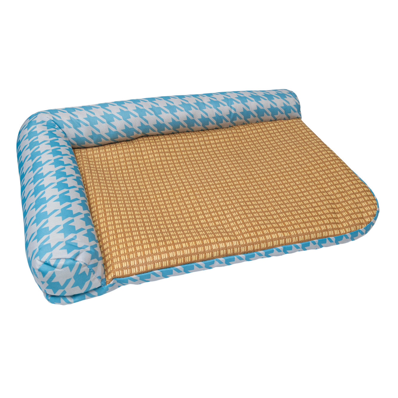 Pawfect Essentials™ Large Pet Cooling Mat (Blue) Houndstooth