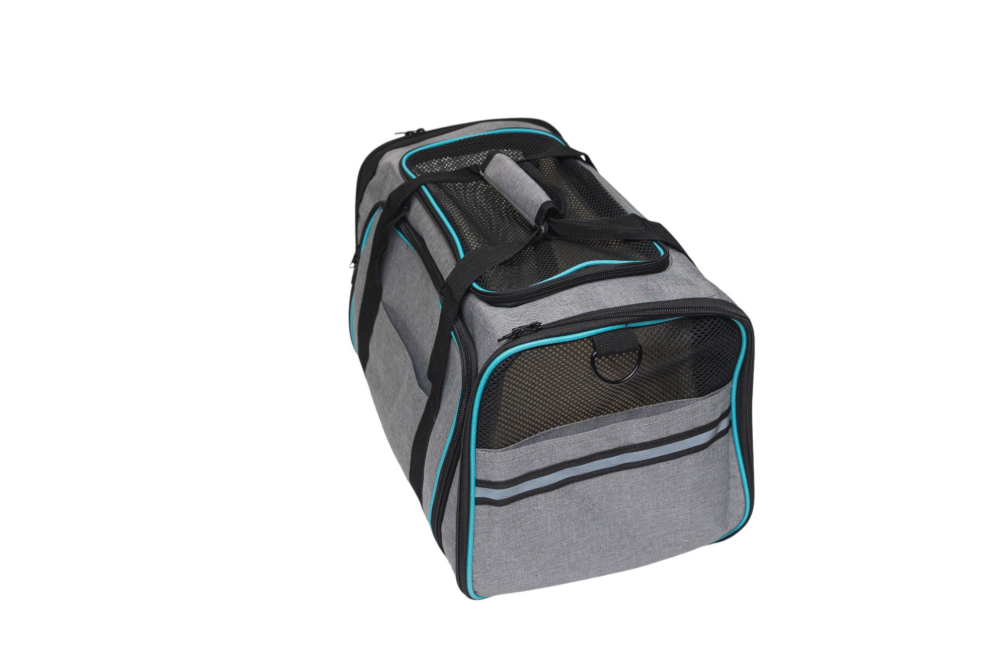 Pawfect Essentials™ SoftPaws Carrier – Cozy Soft-Sided Travel Bag for Cats (Grey)