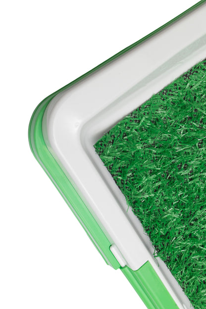 Pawfect Essentials™ TurfTrainer Indoor Dog Potty Pad with Drainage & Realistic Grass Feel