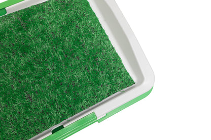 Pawfect Essentials™ TurfTrainer Indoor Dog Potty Pad with Drainage & Realistic Grass Feel