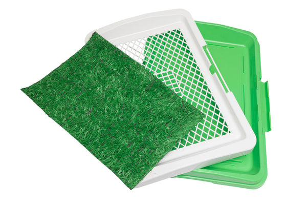 Pawfect Essentials™ TurfTrainer Indoor Dog Potty Pad with Drainage & Realistic Grass Feel