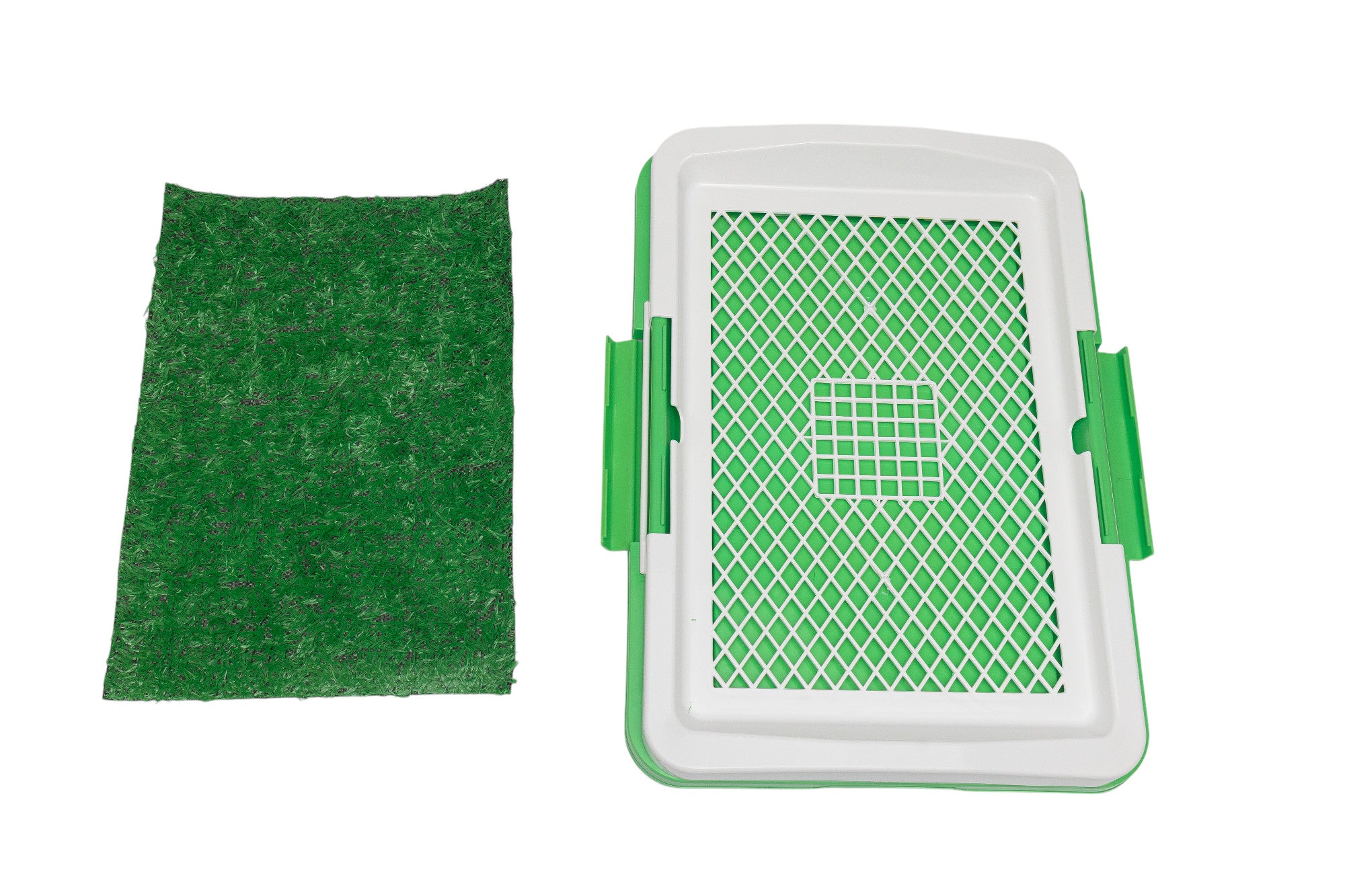 Pawfect Essentials™ TurfTrainer Indoor Dog Potty Pad with Drainage & Realistic Grass Feel (S)