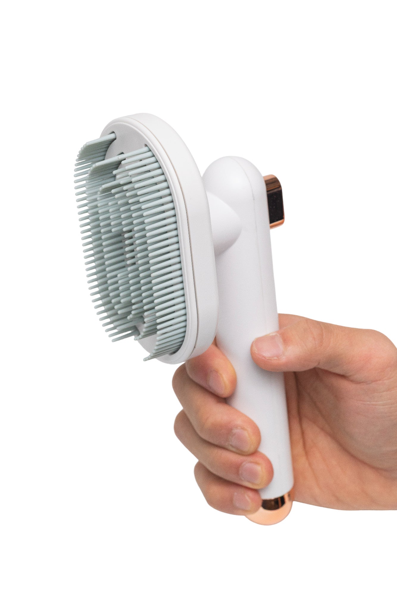 Pawfect Essentials™ FlexiGroom 90° – Rotating Head Deshedding Comb for Cats & Dogs