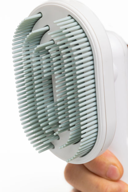 Pawfect Essentials™ FlexiGroom 90° – Rotating Head Deshedding Comb for Cats & Dogs