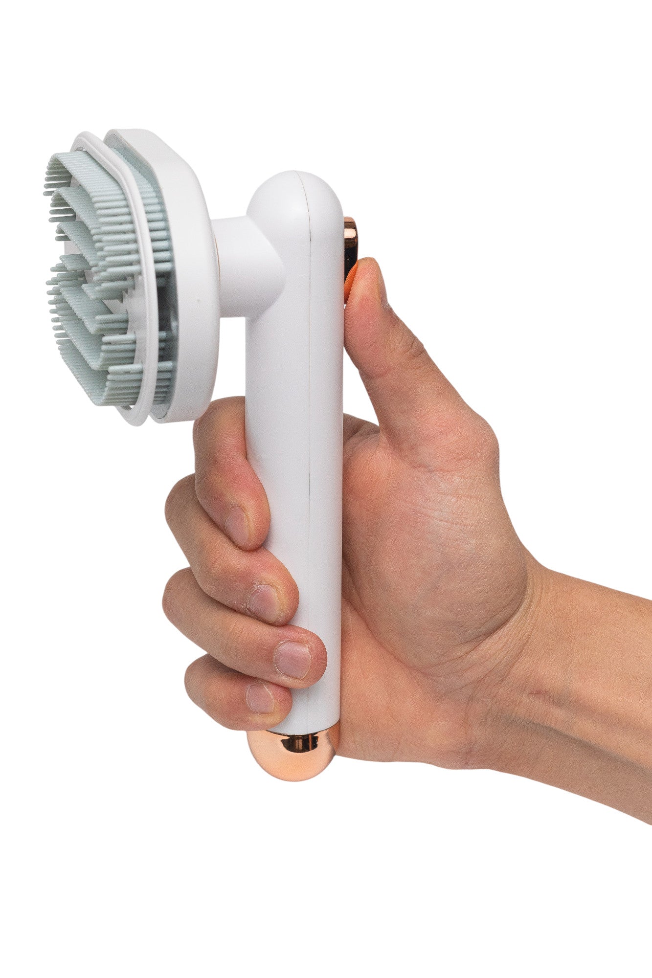 Pawfect Essentials™ FlexiGroom 90° – Rotating Head Deshedding Comb for Cats & Dogs