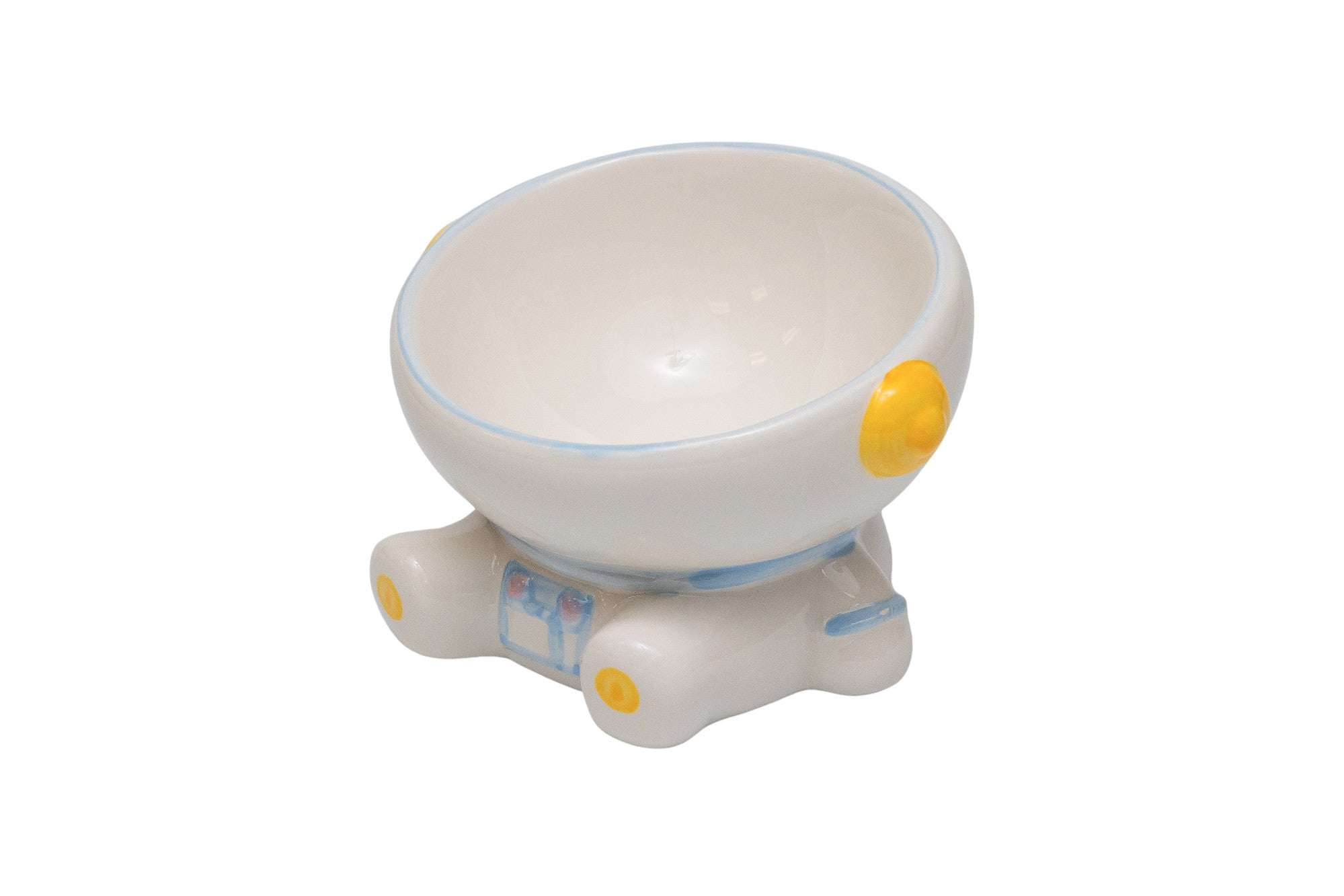 Pawfect Essentials™ AstroBites Bowl – Space-Themed Pet Feeder for Stellar Mealtimes (Blue)