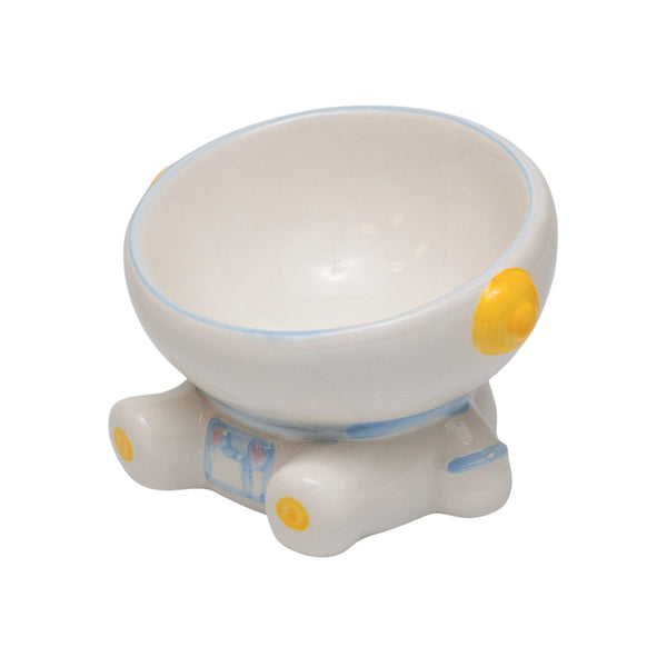 Pawfect Essentials™ AstroBites Bowl – Space-Themed Pet Feeder for Stellar Mealtimes (Blue)