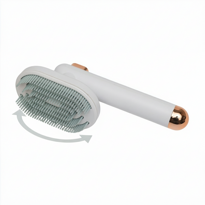Pawfect Essentials™ FlexiGroom 90° – Rotating Head Deshedding Comb for Cats & Dogs
