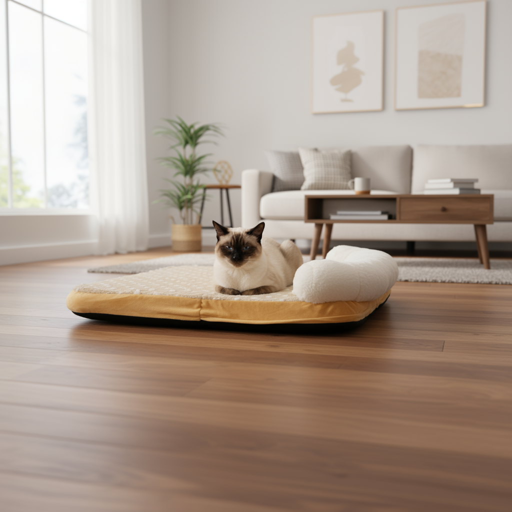 Pawfect Essentials™ Snuggle Soft Medium Fleece Lounge Mat for Cats & Small Dogs