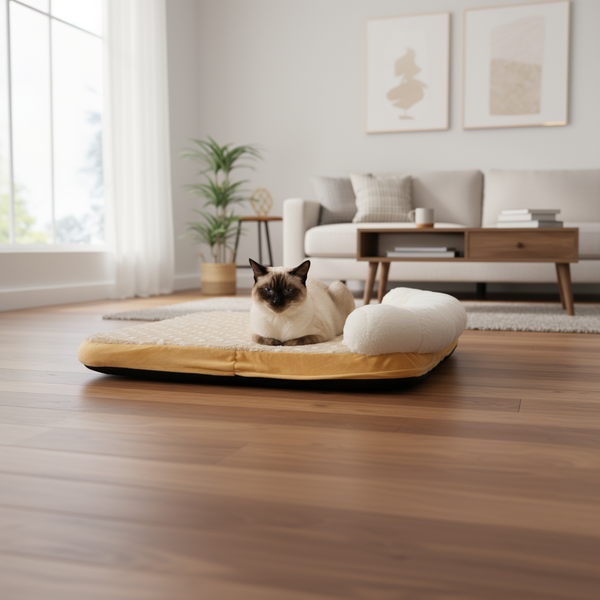 Pawfect Essentials™ Snuggle Soft Large Fleece Lounge Mat for Cats & Small Dogs