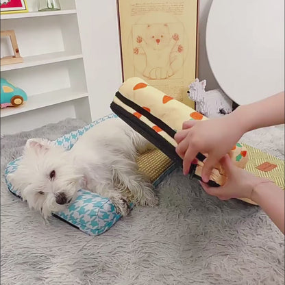 Pawfect Essentials™ Cute Critters Pet Bed Nap Mat for Cats & Dogs (L)